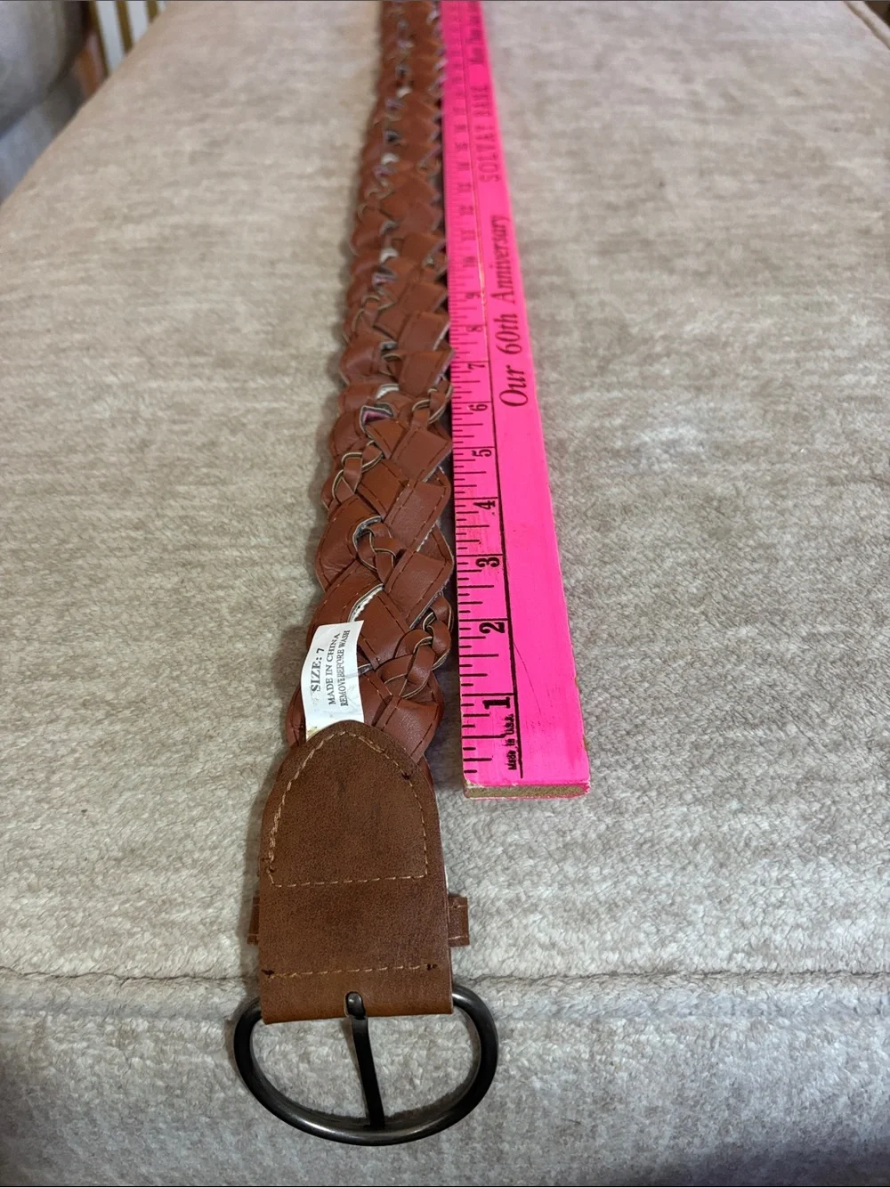 Vintage Leather/ Lace/ Quilted Cotton Braided Bohemian traditional crafted Belt